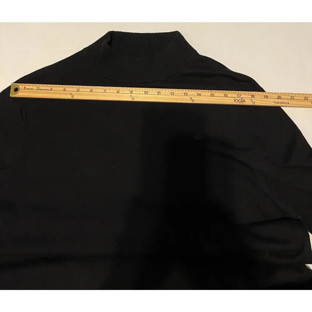 G-Star Raw‎ Sweater Men's XL All Black Mock Turtleneck